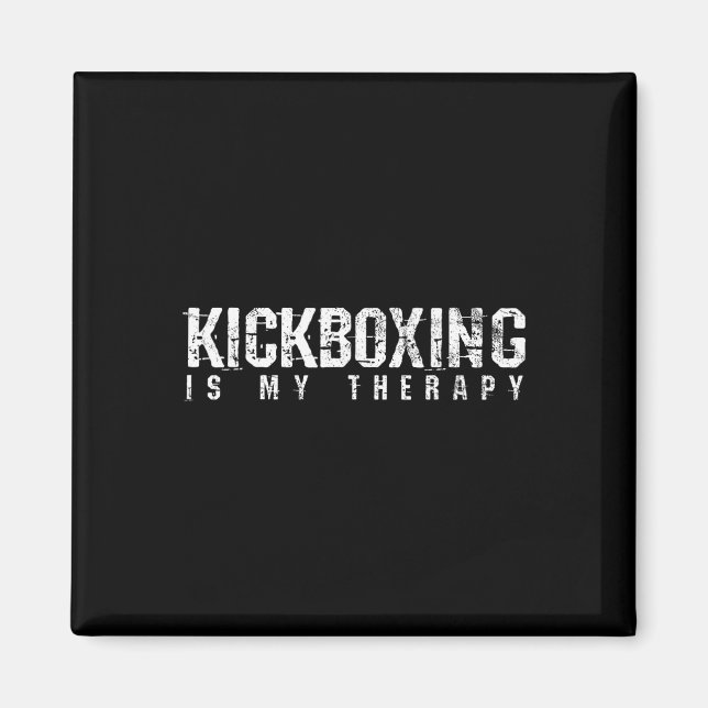 Kickboxen Boxen Material Kunst Geschenk Magnet (Vorne)
