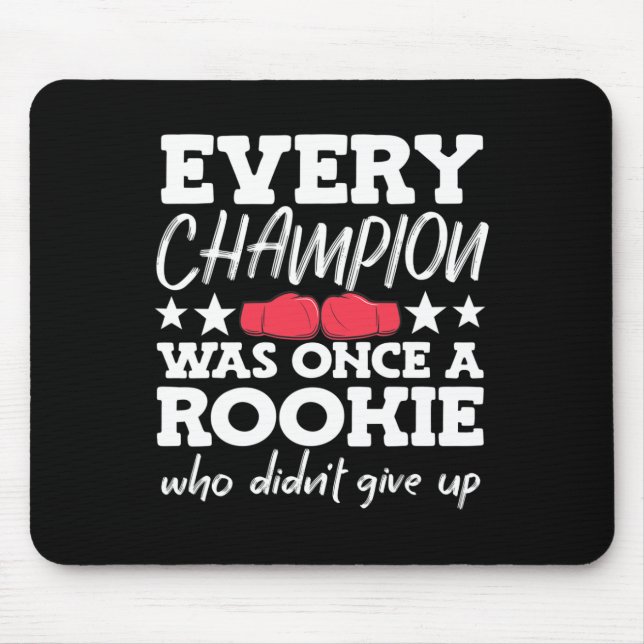 Kickboxen Boxen Mousepad (Vorne)