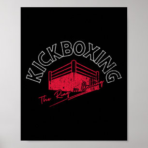 Kickboxen Der Ring Ruft Poster