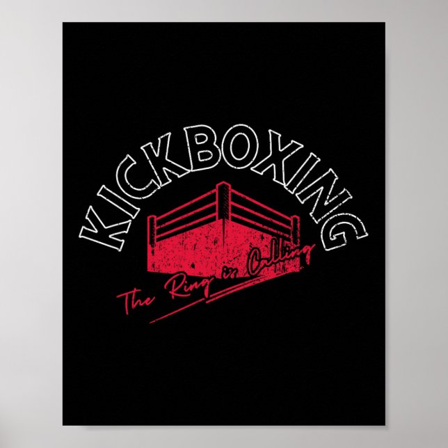 Kickboxen Der Ring Ruft  Poster (Vorne)