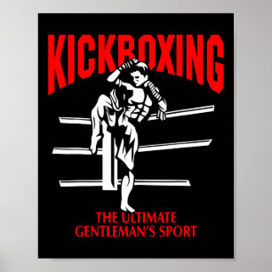Kickboxen Der ultimative Gentleman-Sport Boxen Mma Poster