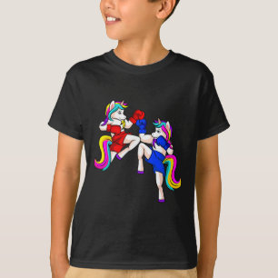 Kickboxen Einhorn Kickboxer MMA T-Shirt