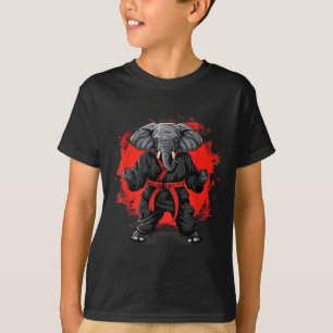 Kickboxen Elefant Taekwondo Karate MMA Lustig T-Shirt