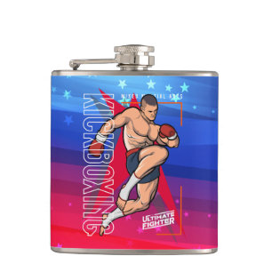 Kickboxen Flachmann