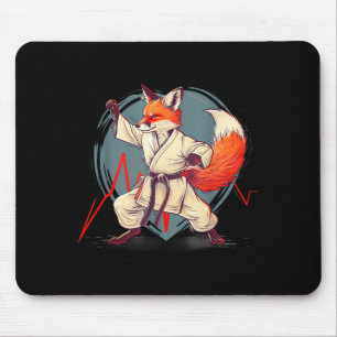Kickboxen Fox Taekwondo Karate Mma Lustig Martial Mousepad