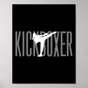 Kickboxen Frauen Ist Kickboxen Mädchen Ist Frau Ki Poster