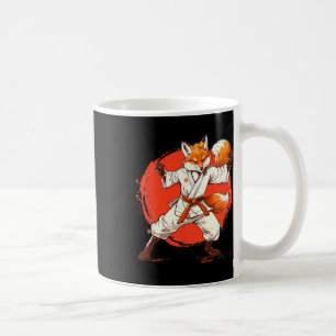 Kickboxen Fuchs Taekwondo Karate Mma Lustige Kampf Kaffeetasse