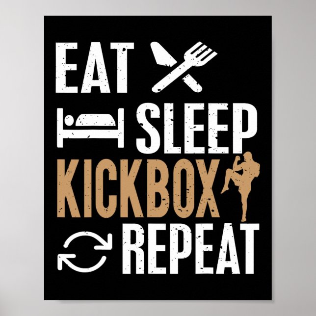 Kickboxen für Kickboxer Poster (Vorne)