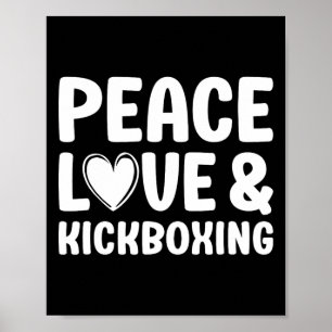 Kickboxen I Love Kickboxing Kickboxer  Poster