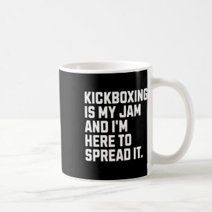 Kickboxen ist mein Ding Lustiger Kickboxer Martial Kaffeetasse