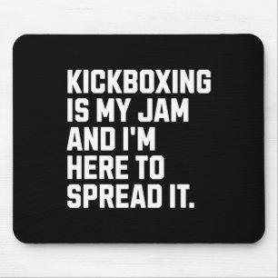 Kickboxen ist mein Ding Lustiger Kickboxer Martial Mousepad