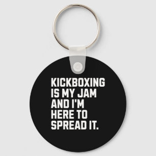 Kickboxen ist mein Ding Lustiger Kickboxer Martial Schlüsselanhänger