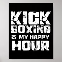 Kickboxen ist meine glückliche Stunde Frauen Niedl