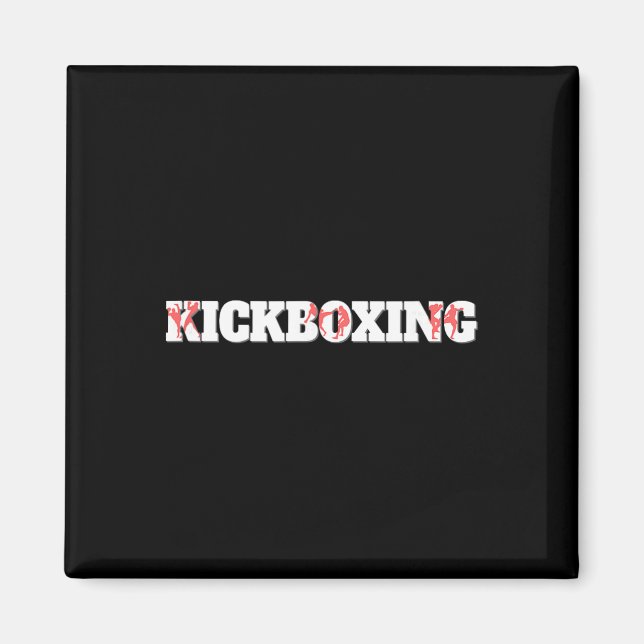 Kickboxen Kampf Käfig Kampf Training Magnet (Vorne)