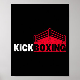 Kickboxen Kampfring Sport Poster