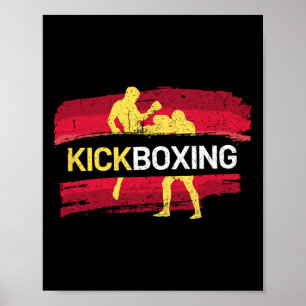 Kickboxen Kampfsport Poster