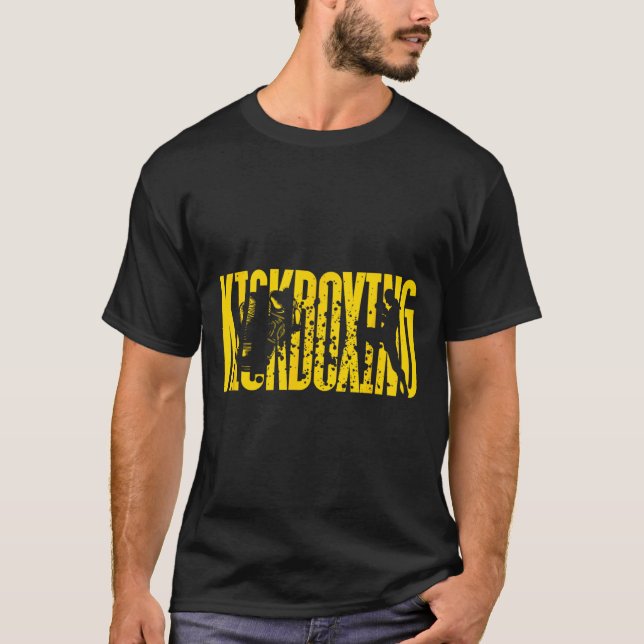 Kickboxen Kampftechnik T-Shirt (Vorderseite)