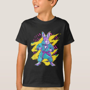 Kickboxen Kaninchen Taekwondo Karate MMA Hase T-Shirt