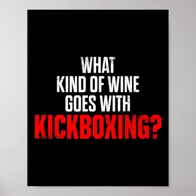 Kickboxen Kick Boxing Training _4  Poster (Vorne)