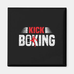 Kickboxen Kickboxen Boxer Kickboxer Kampfsportarte Magnet