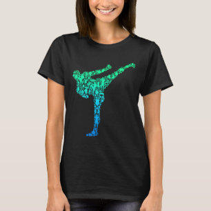 Kickboxen Kickboxer Karate Kinder Jungen Männer T-Shirt