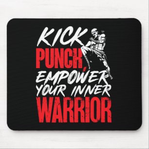 Kickboxen Kickboxer Kick Schlag Stärken Sie Ihre I Mousepad