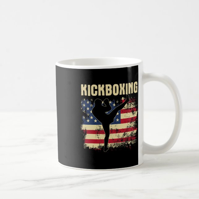 Kickboxen - Kickboxer Mixed Martial Arts Trainer Kaffeetasse (Rechts)