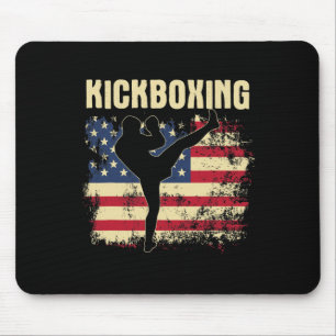 Kickboxen - Kickboxer Mixed Martial Arts Trainer Mousepad