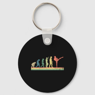 Kickboxen Kickboxer Retro Vintage Schlüsselanhänger
