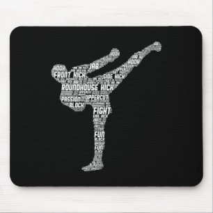 Kickboxen Kickboxer Taekwondo Karate Kinder Junge Mousepad