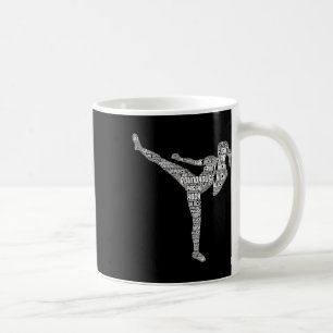 Kickboxen Kickboxer Taekwondo Karate Mädchen Fraue Kaffeetasse