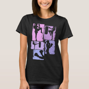 Kickboxen Kickboxer Taekwondo Karate Mädchen Kinde T-Shirt