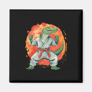 Kickboxen Krokodil Taekwondo Karate Mma Lustig Ma Magnet
