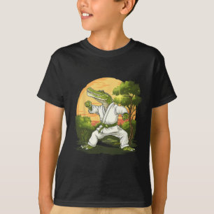 Kickboxen Krokodil Taekwondo Karate Mma Lustig Ma T-Shirt