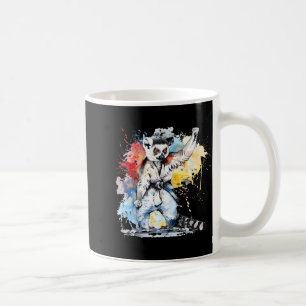 Kickboxen Lemur Kampfsport Karate Jiu-Jitsu MMA Kaffeetasse