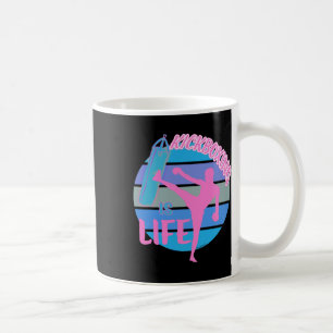Kickboxen Martial Arts Boxer Mädchen Kickboxen Ist Kaffeetasse