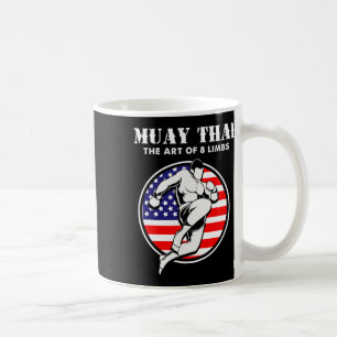 Kickboxen Martial Arts Die Kunst der 8 Gliedmaßen Kaffeetasse