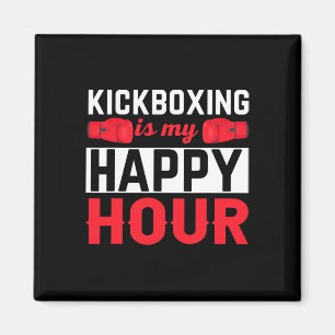Kickboxen Mein Glückliches Stunde Lustiges Kickbox Magnet