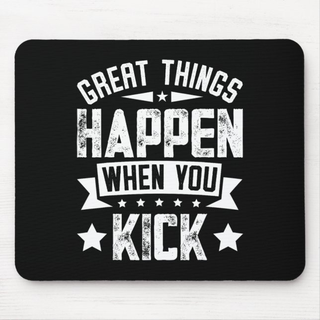Kickboxen-Meme-Zitat  Mousepad (Vorne)