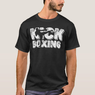 Kickboxen Mentalität eines furchtlosen Kriegers T-Shirt