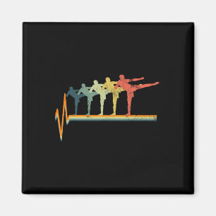Kickboxen Muay Thai Thaiboxen Mma Vintage Magnet