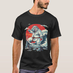 Kickboxen Nilpferd Kampfsport Karate Jiu-Jitsu MMA T-Shirt