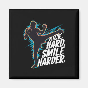 Kickboxen-Outfit Muay Thai Savate Sanda Kickboxer Magnet