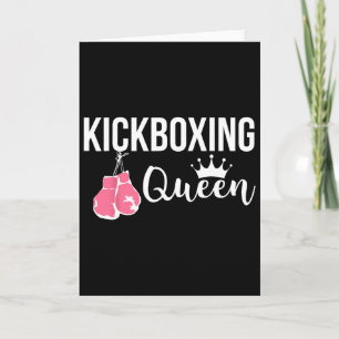 Kickboxen Queen Fitness Gym Motivational  Karte