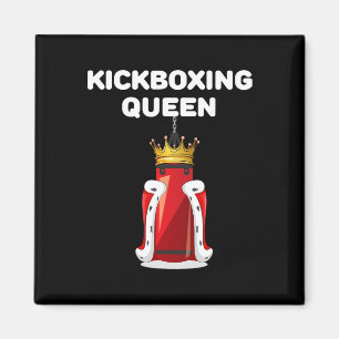 Kickboxen Queen Girls Kickboxen Frauen Kickboxer Magnet