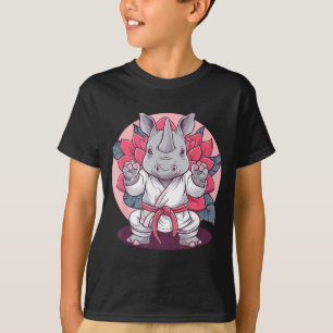 Kickboxen Rhino Taekwondo Karate MMA Lustig T-Shirt