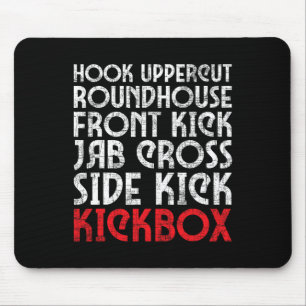 Kickboxen Schläge - Kickboxer Kampfsporttrainer Mousepad