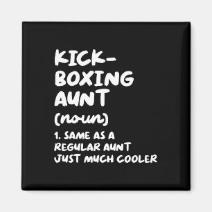 Kickboxen Tante Definition Lustig Sport Martial Ar Magnet