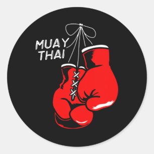 Kickboxen Thai Boxing Muay Thai Handschuhe  Runder Aufkleber