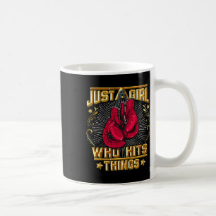 Kickboxen Thai Boxing Zitat Nur Ein Mädchen Das Sc Kaffeetasse